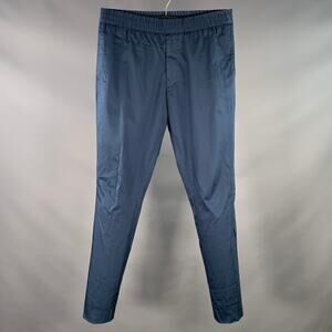 PAUL SMITH Size 32 Navy Drawstring Waistband Tapered Casual Pants
